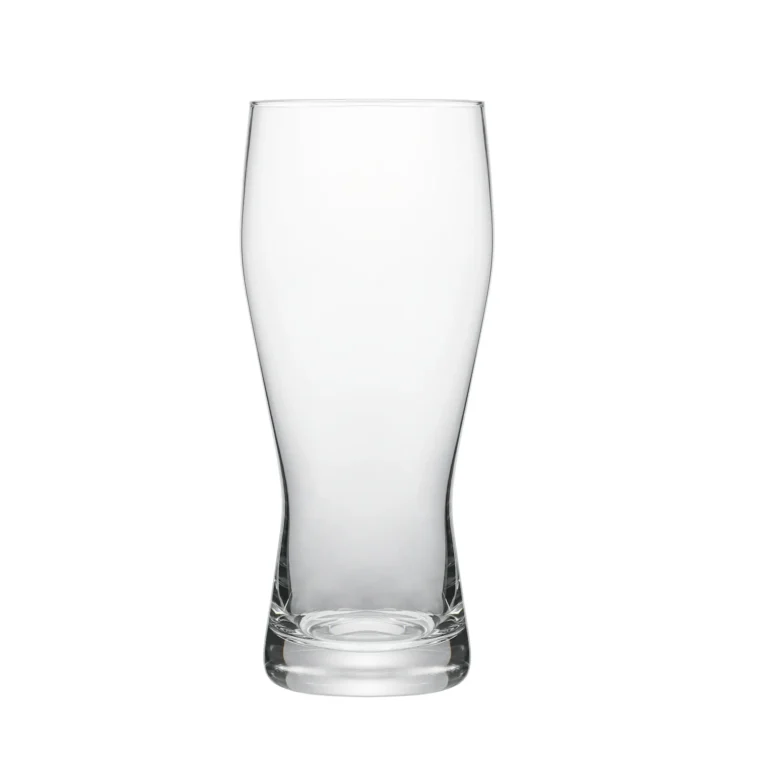 Pilsner beer glass 430–620 ml on white background.