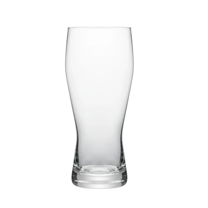 Pilsner beer glass 430–620 ml on white background.