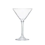 Classic martini cocktail glass 120–260 ml on white background