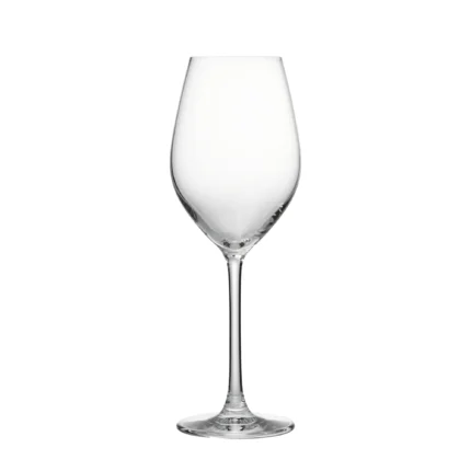 Universal wine glass 350–650 ml on white background