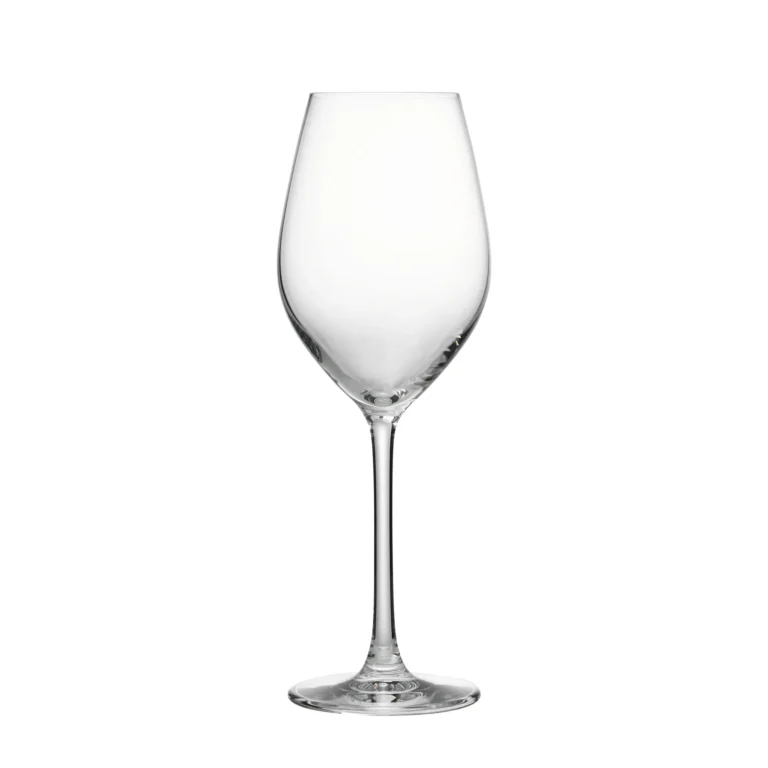Universal wine glass 350–650 ml on white background