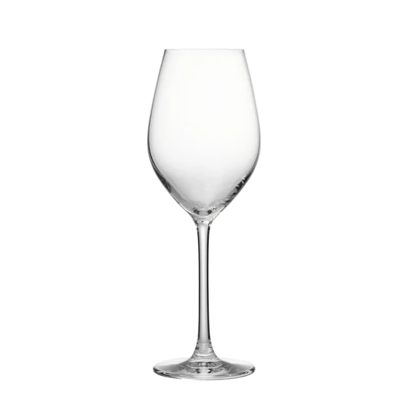 Universal wine glass 350–650 ml on white background