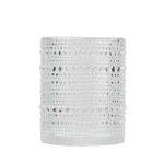 Beaded Straight Tumbler Glass 300–370 ml (10–13 oz) on white background.