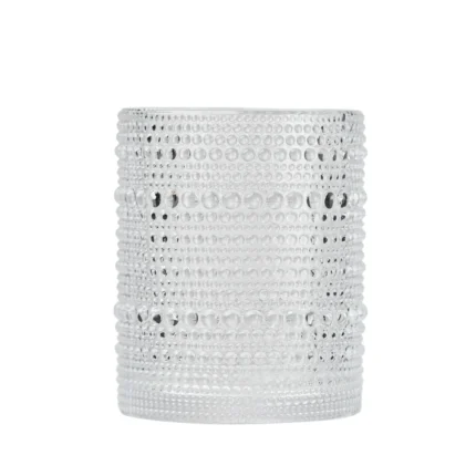 Beaded Straight Tumbler Glass 300–370 ml (10–13 oz) on white background.