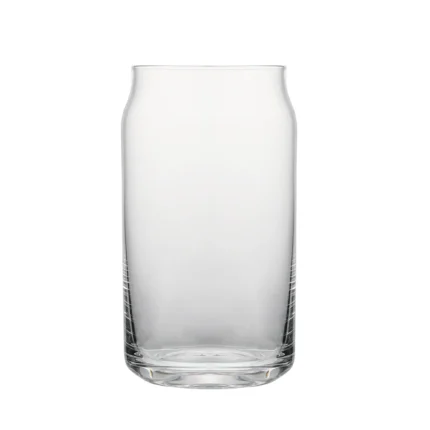 Can-Shaped Glass Cup 330–620 ml (11–21 oz) on white background.