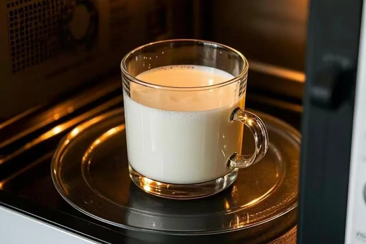 Heating a glass in the microwave